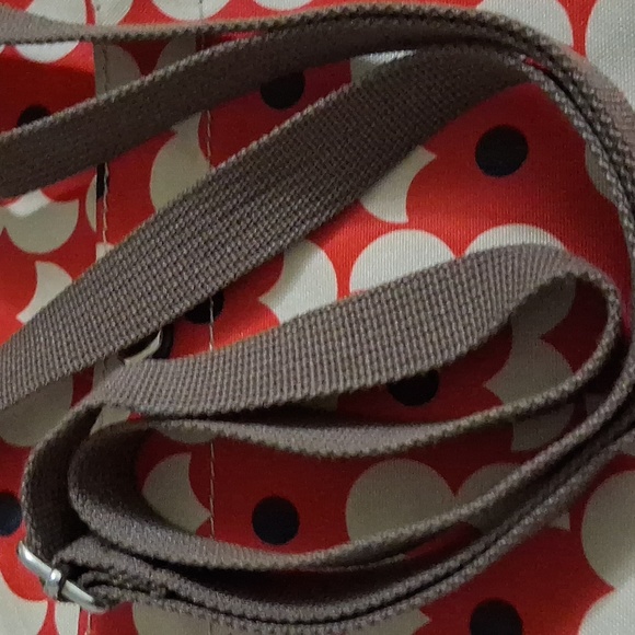 Orla Kiely Floral Red and White Crossbody Bag - Picture 16 of 16